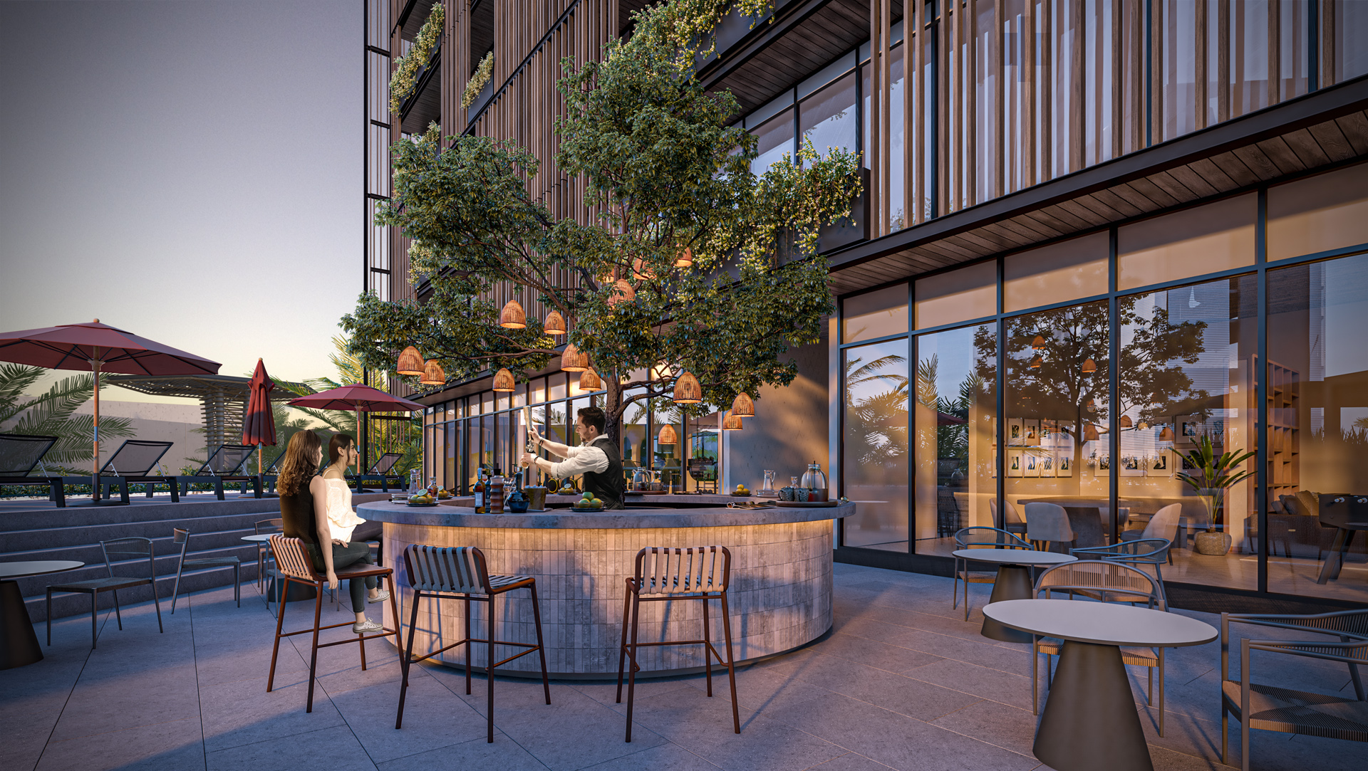 Bar Luzia — área social