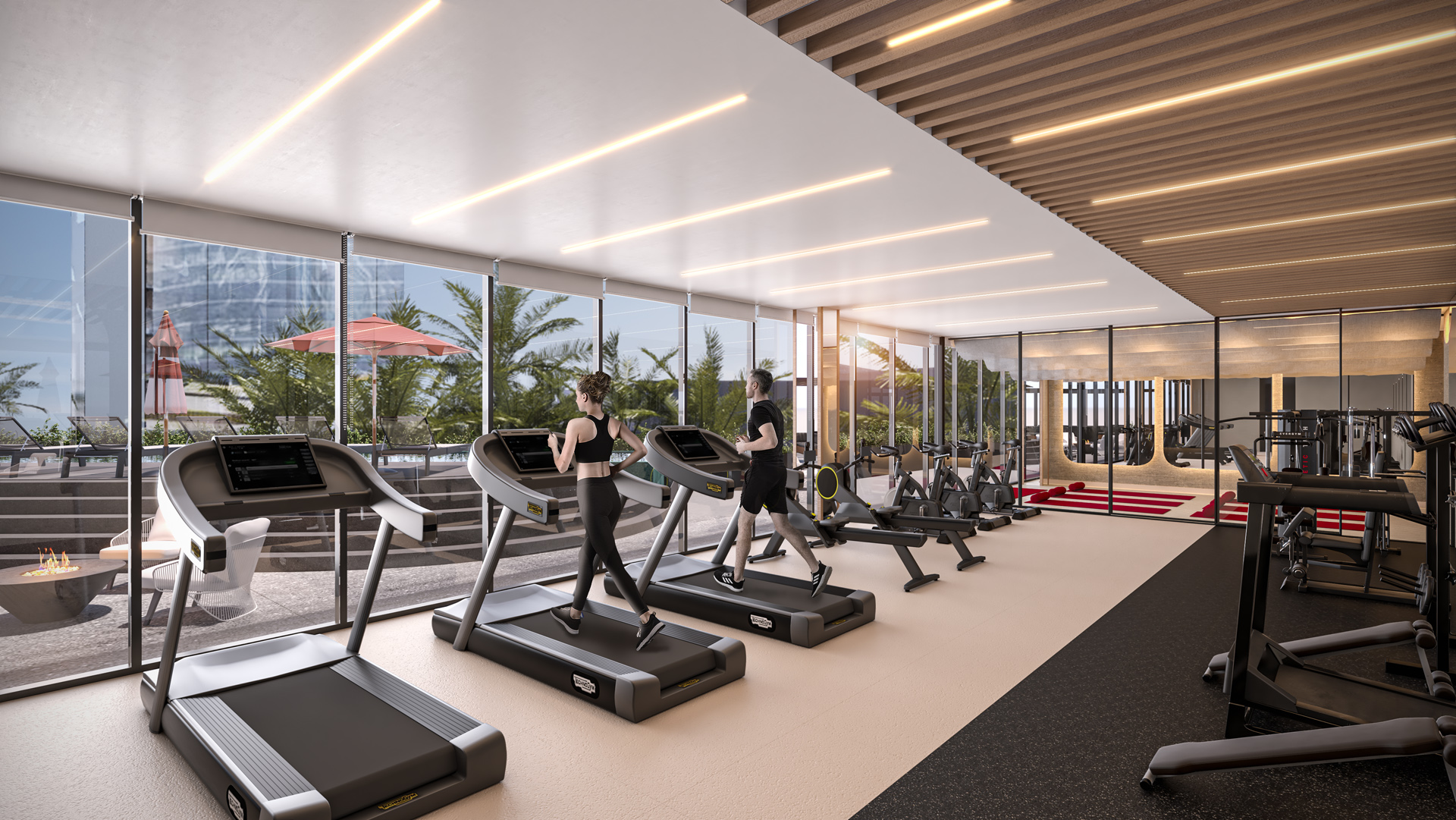 Gimnasio Luzia — equipamiento completo