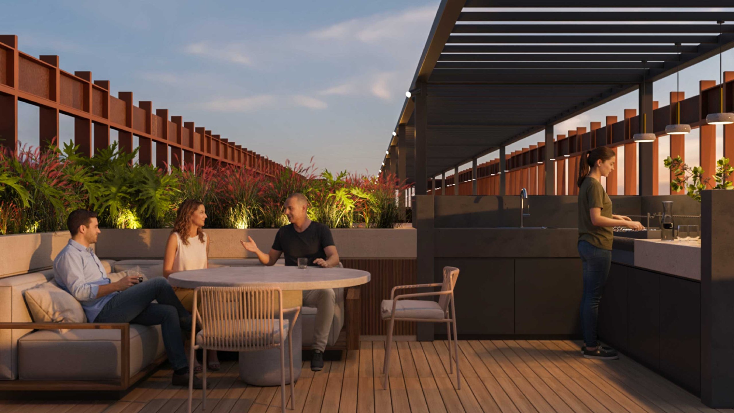 Rooftop Monterra cocina