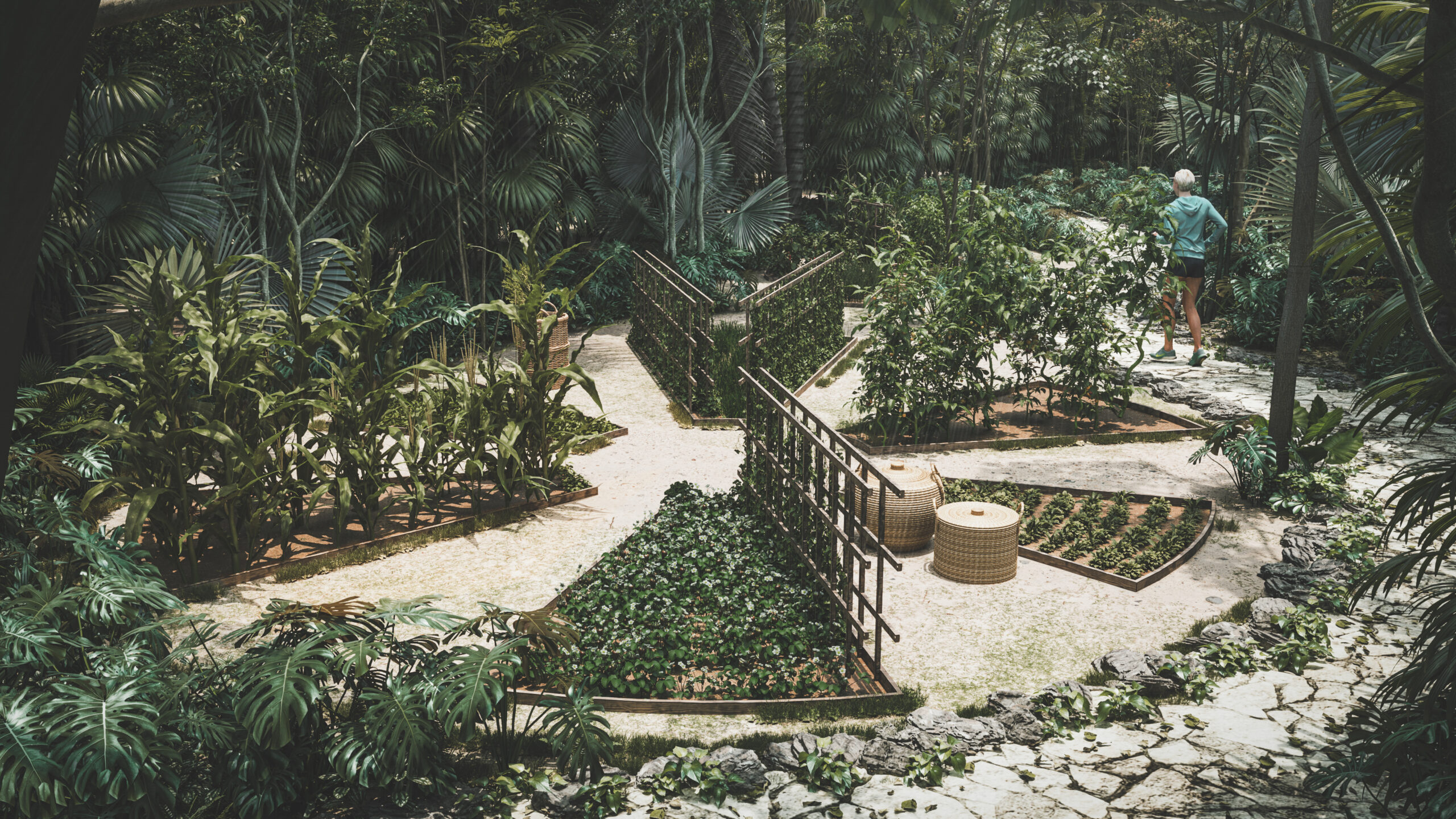 Huerto Ramia — Nodo de Tierra del sistema de amenidades