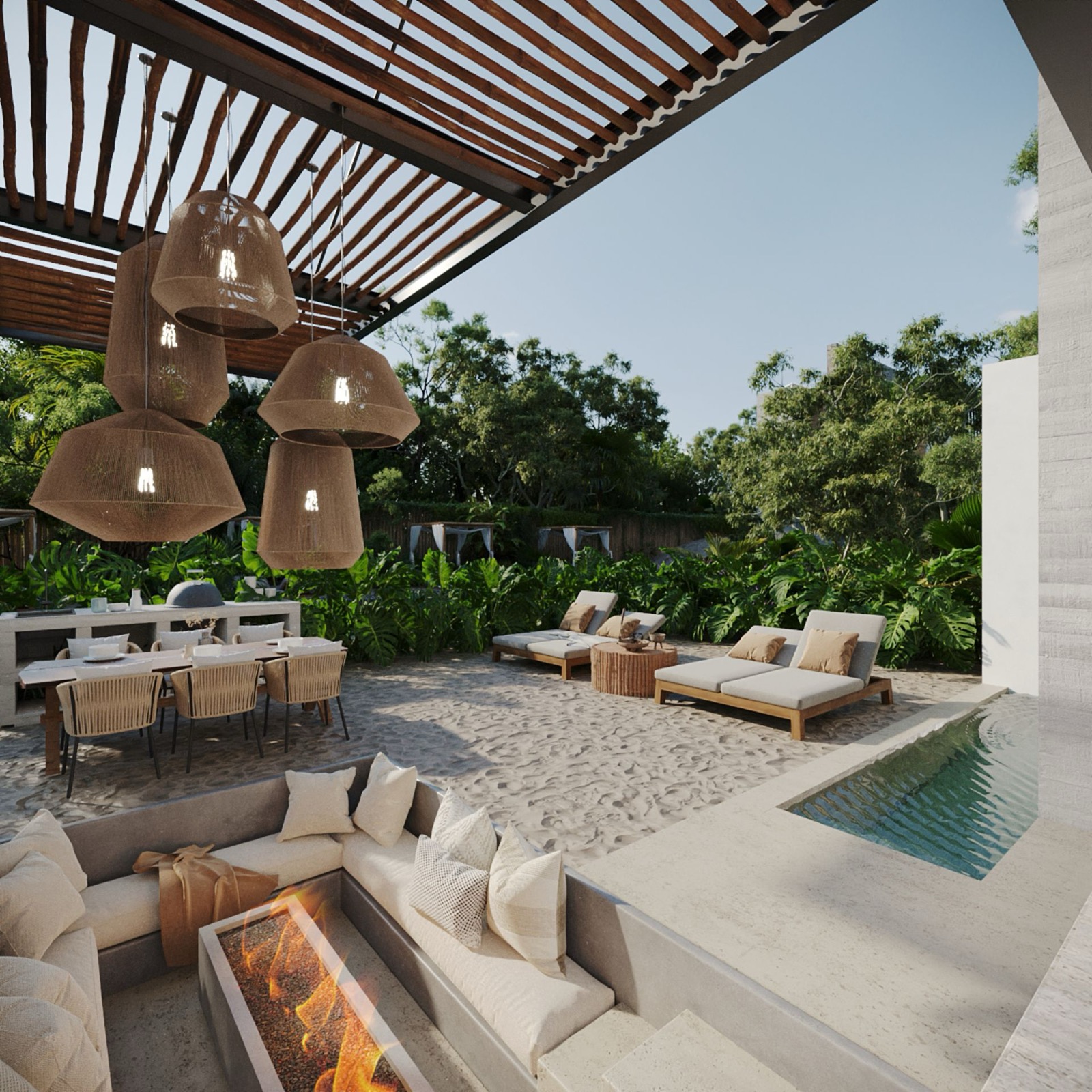 Senzik — sala exterior