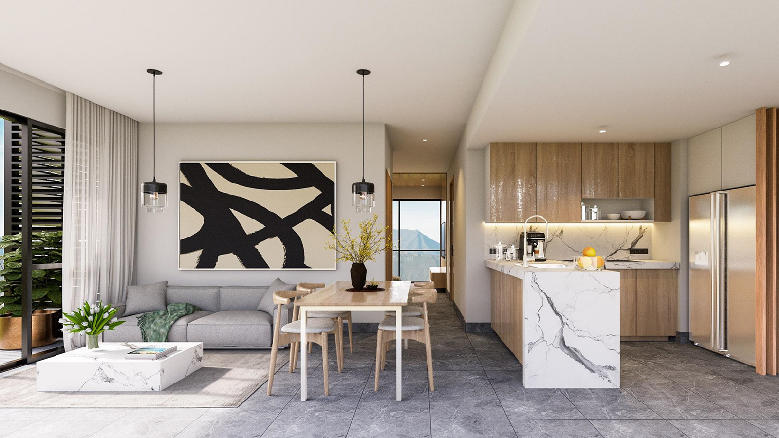 Cocina Somara — interior unidad